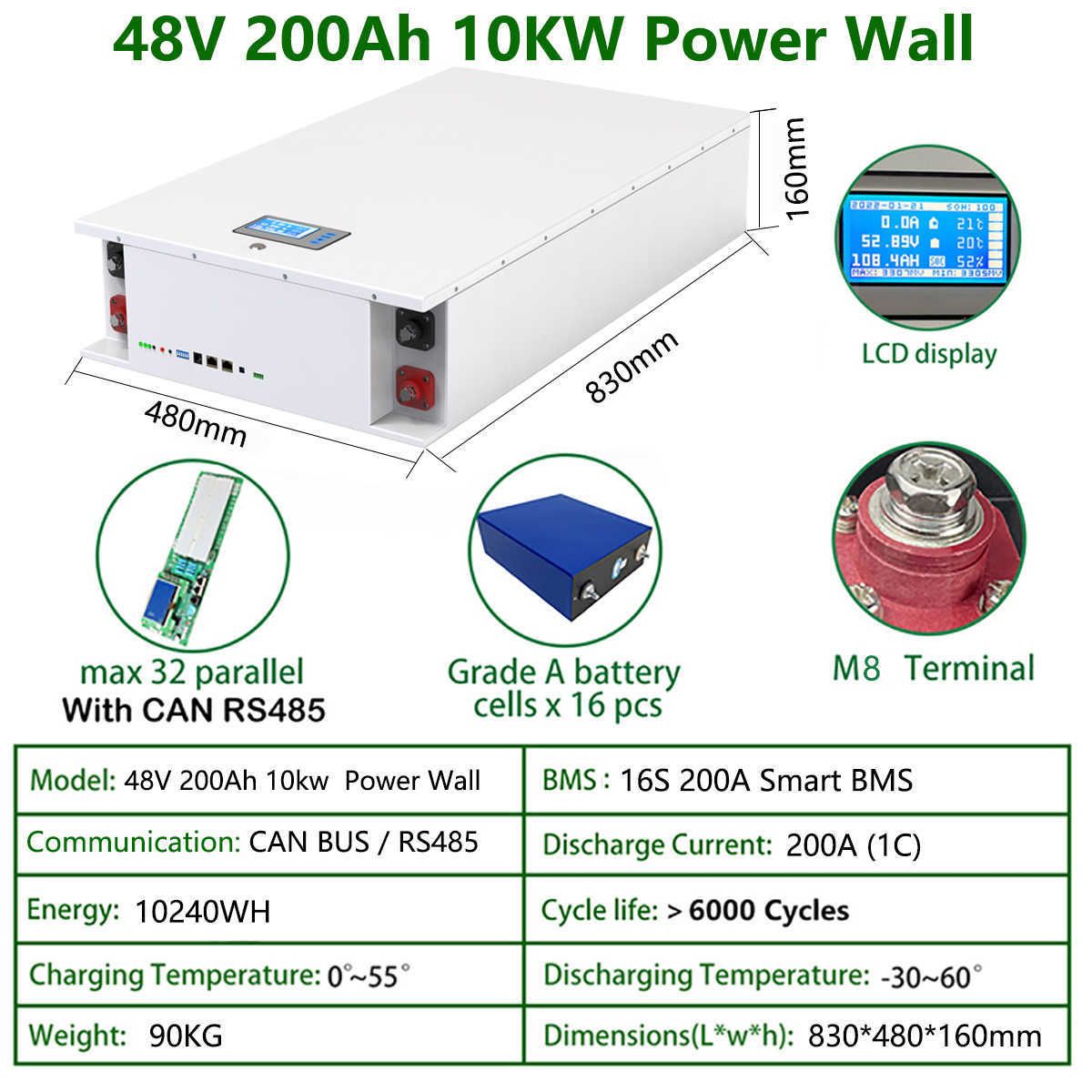 48V 200AH Powerwall