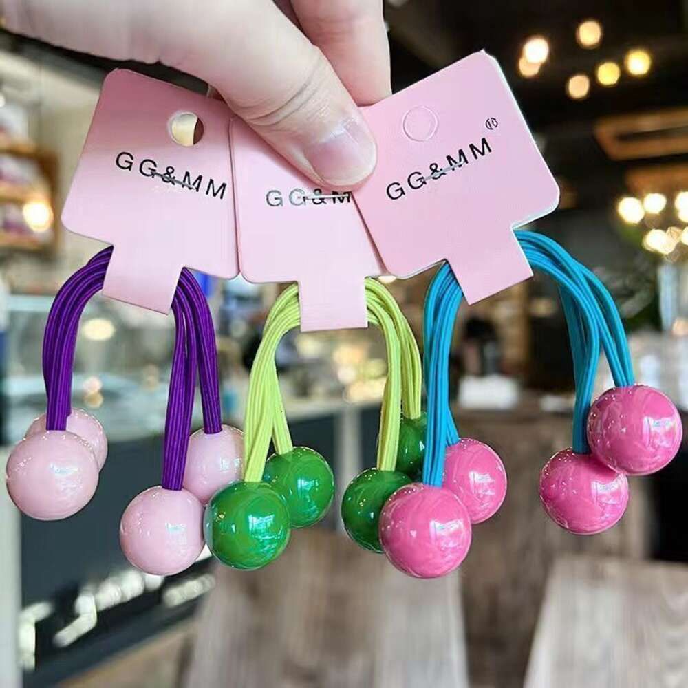 [Three pairs of bead balls] Pink green