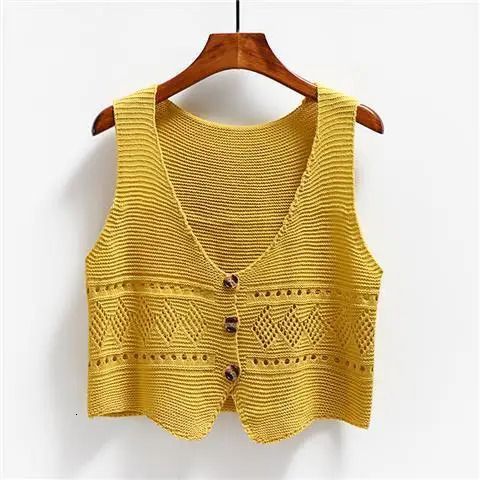 gilet unique jaune