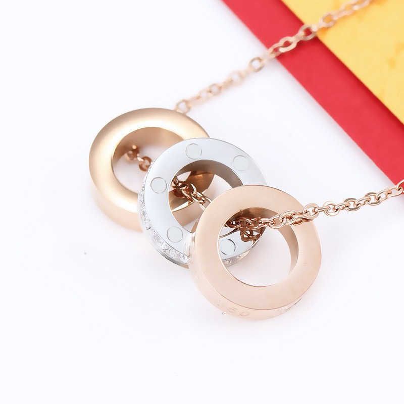 Three Ring Gradient Necklace Kaga