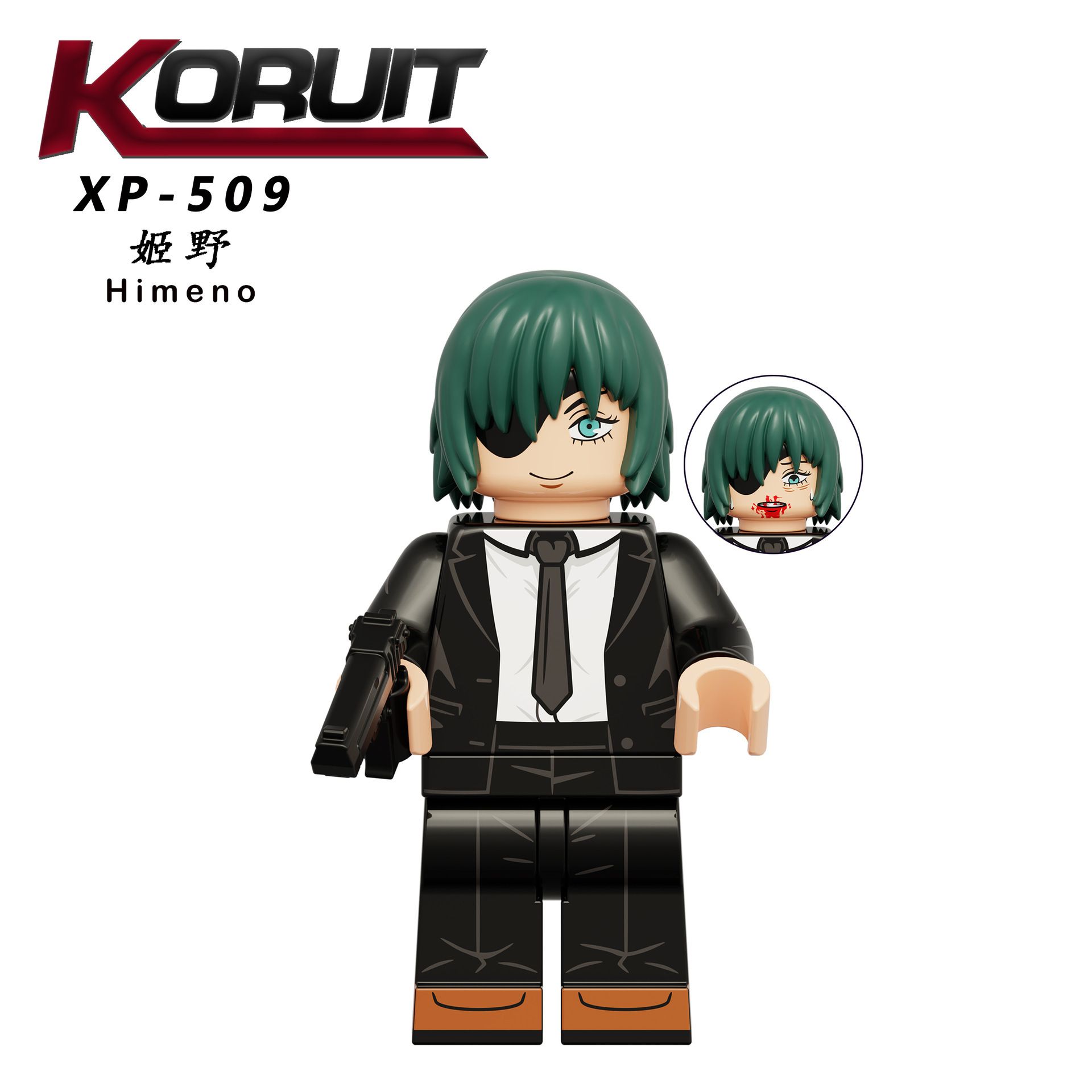 KORUIT KT1067: Lego-Compatible Chainsaw Man Minifigures Preview