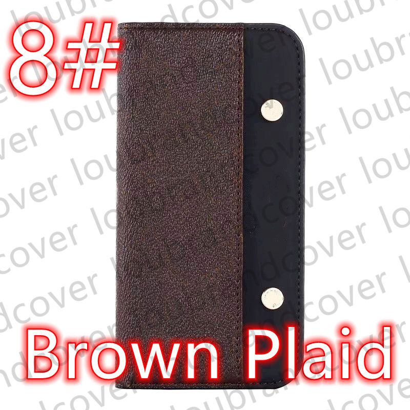 L8-Brown Plaid V+ロゴ