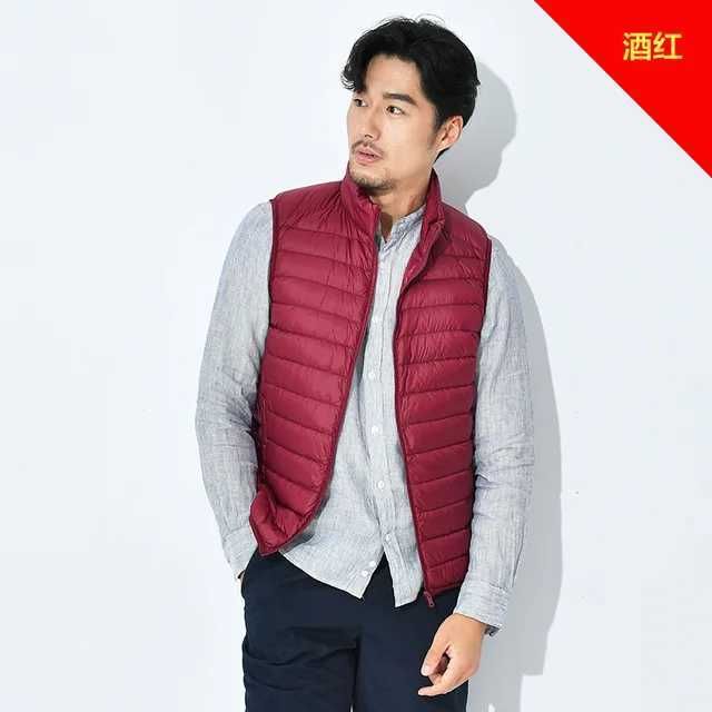 vest wine red