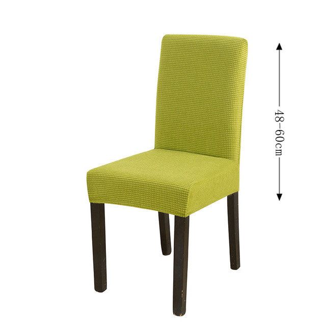 Zielona okładka krzesła 1PCS