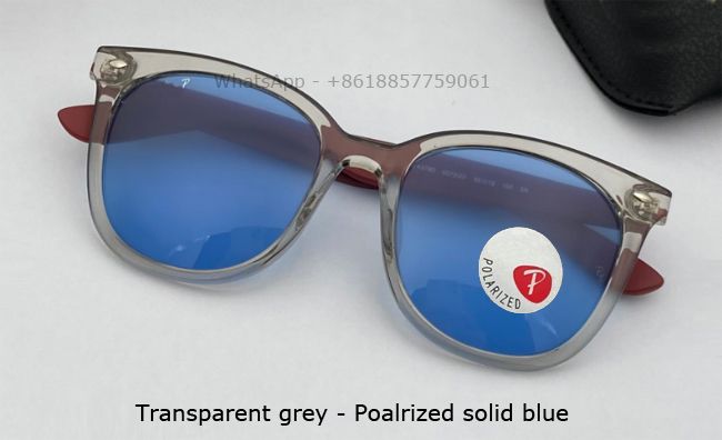 Transparentes Grau - Polarisiertes durchgehendes Blau