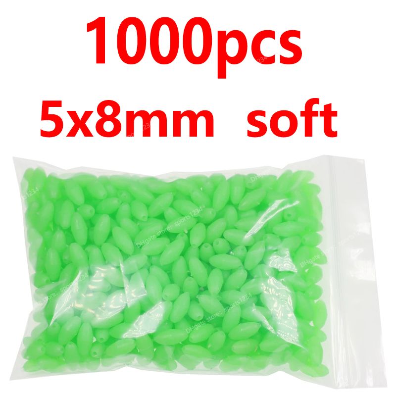 5x8mm 1000pcs green