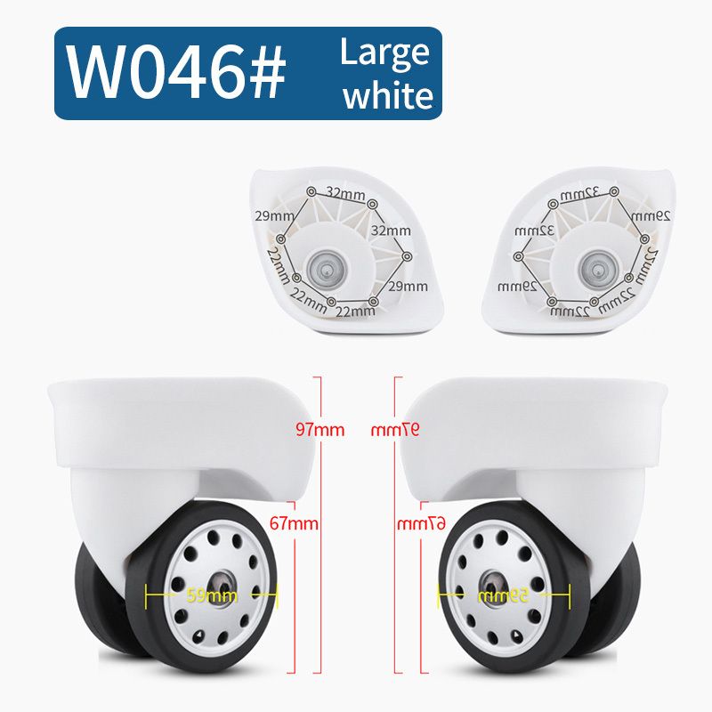 W046 L White (2PC)