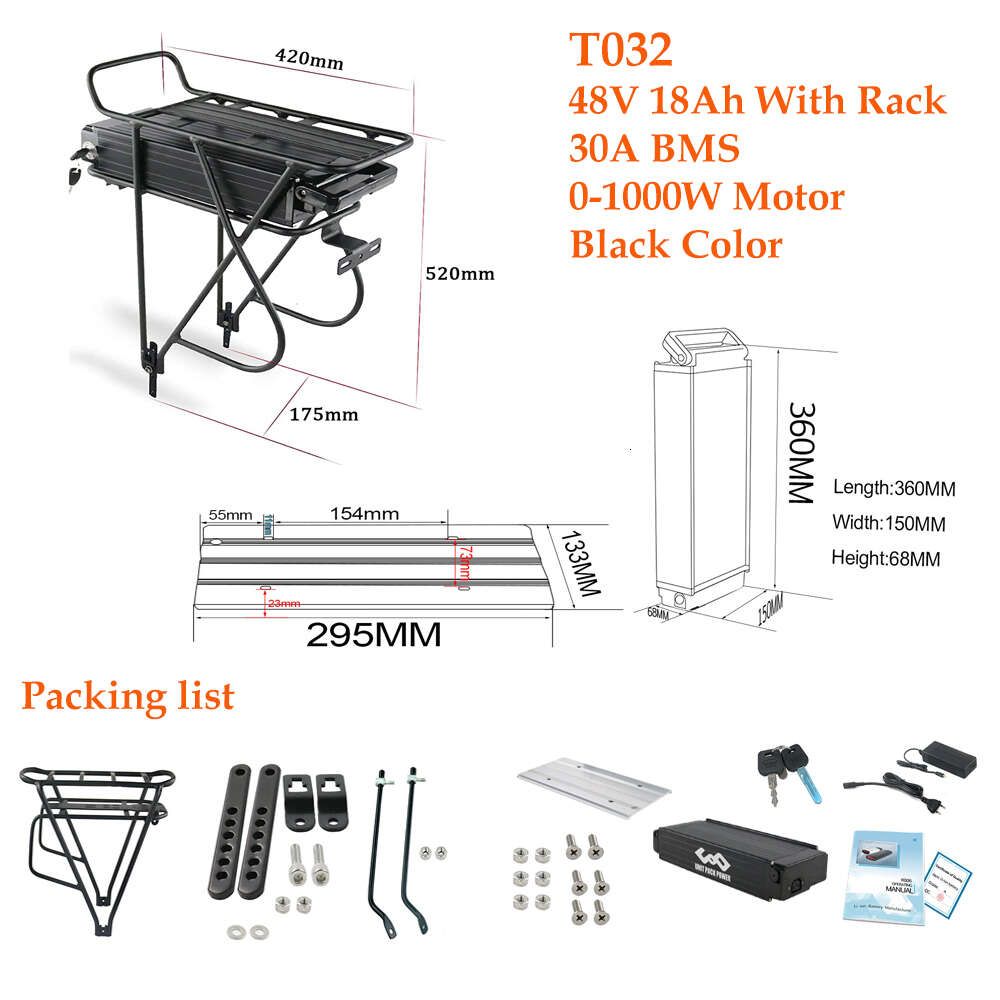 48v18Ah med rack