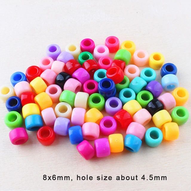 8x6mm 50pcs Acrylique