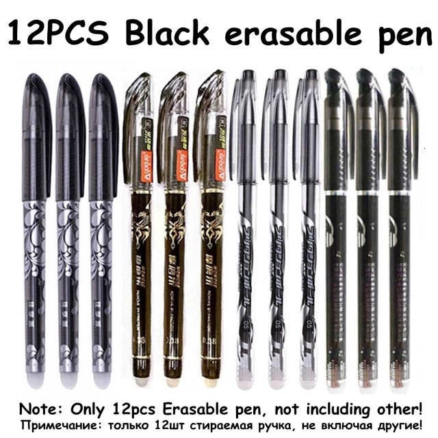 Nota-12pcs-penna nera