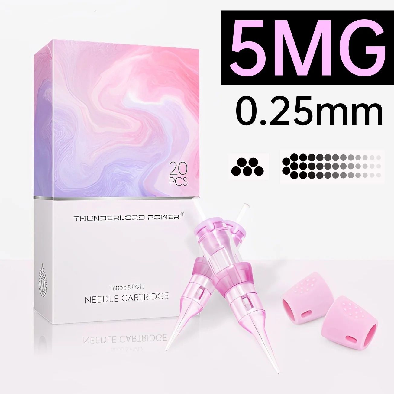 5mg-0.25mm (pink)