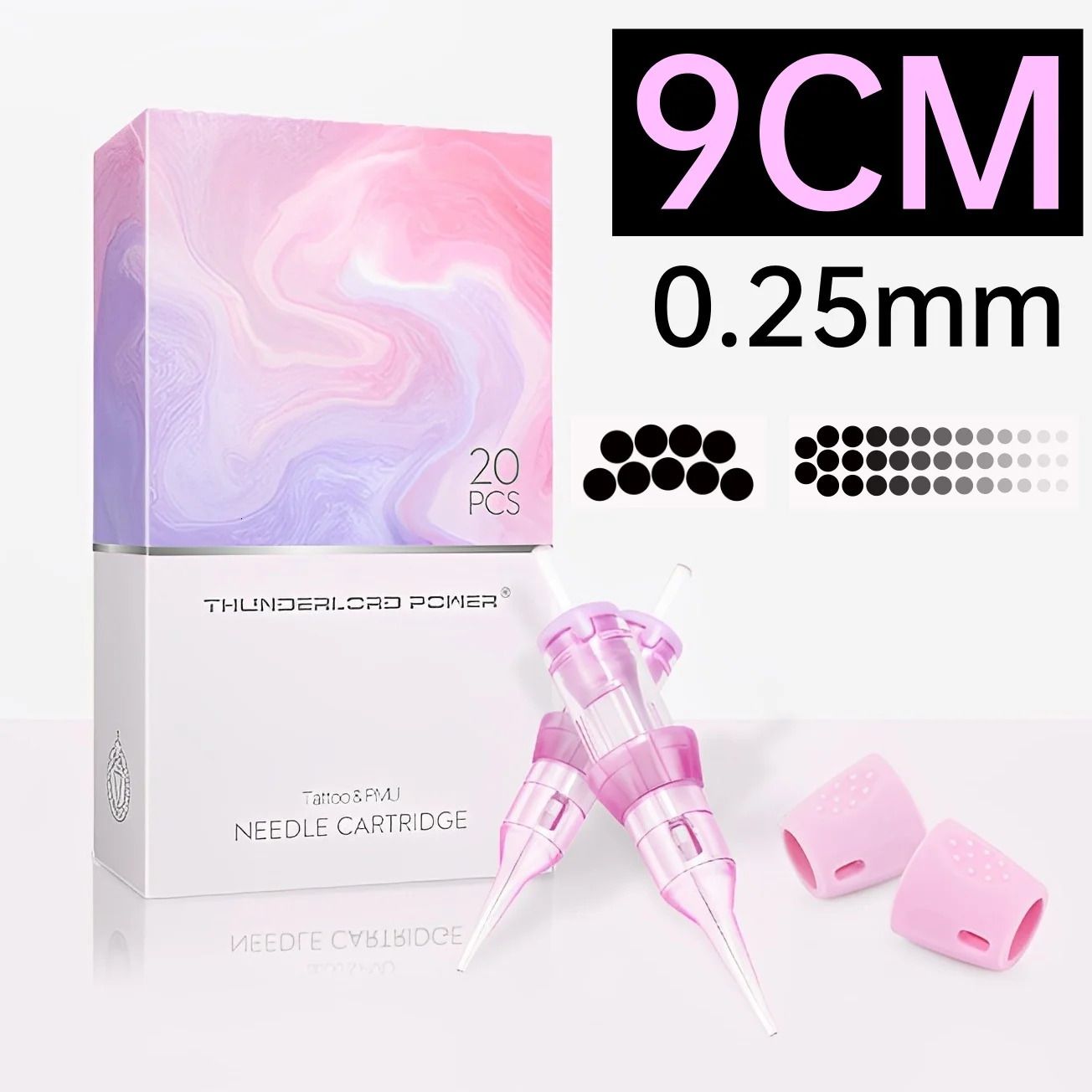 9cm-0.25mm (pink)