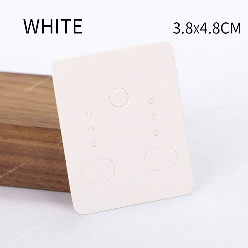 3.8x4.8 White 50pcs