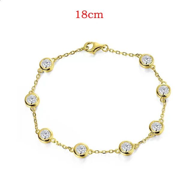 Gold 18cm 8 Steine