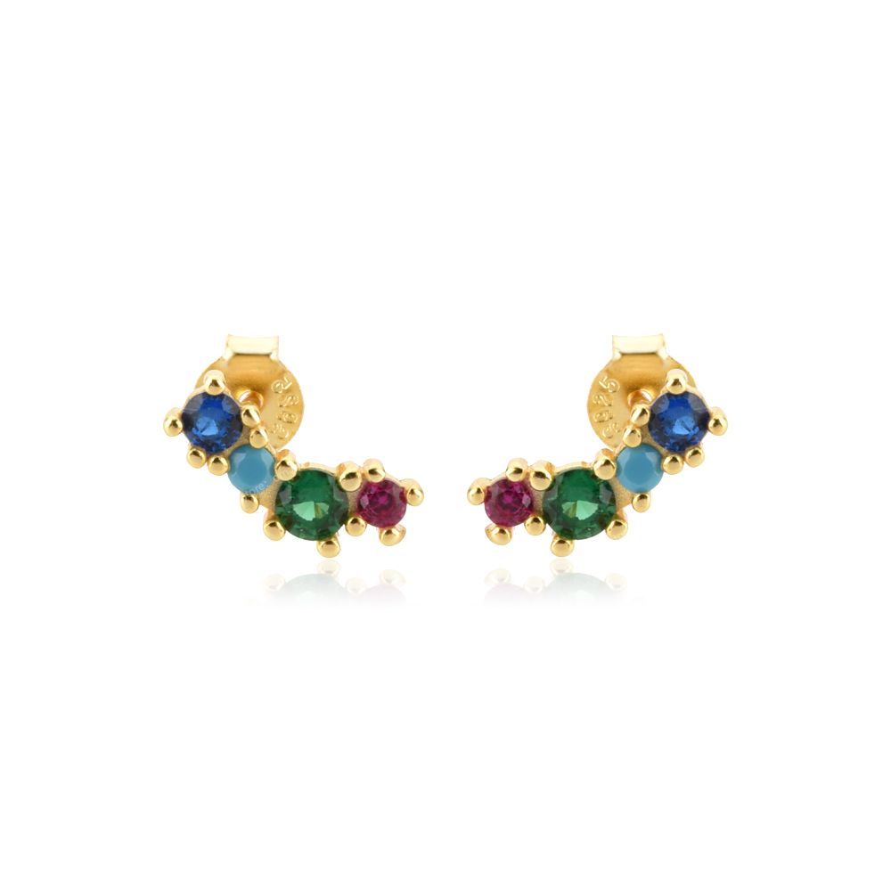 Rainbow Stud Earring