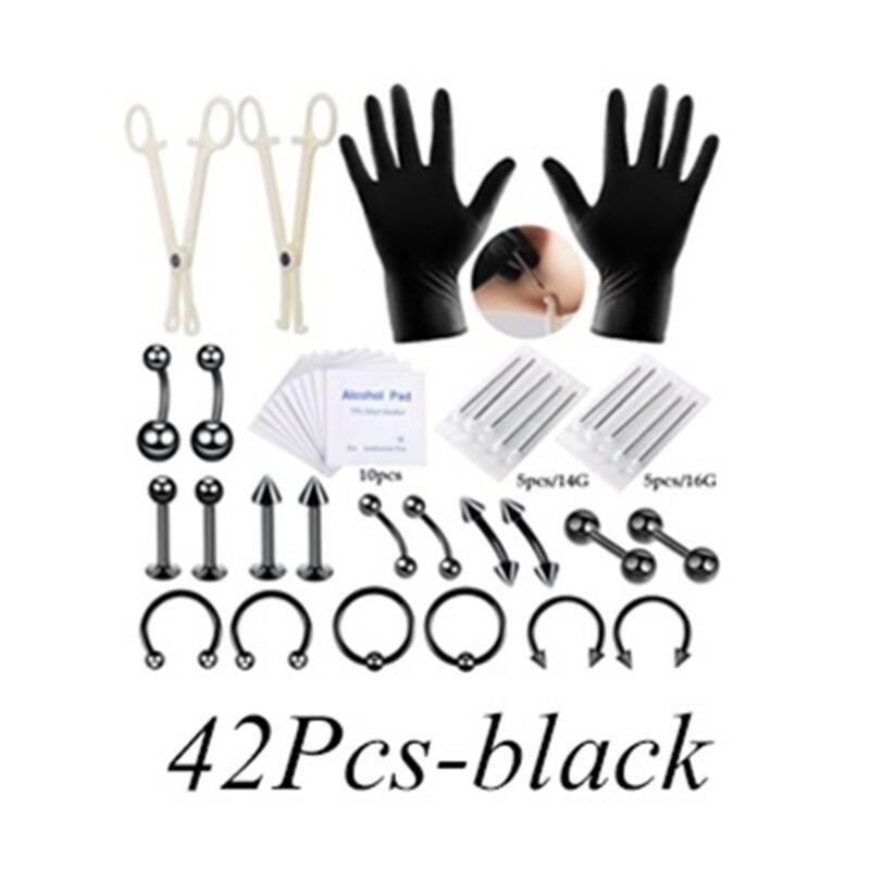 Black 42pcs/set