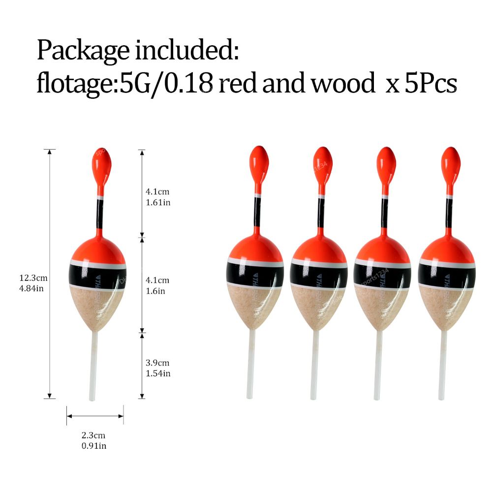 5pcs 5g wood