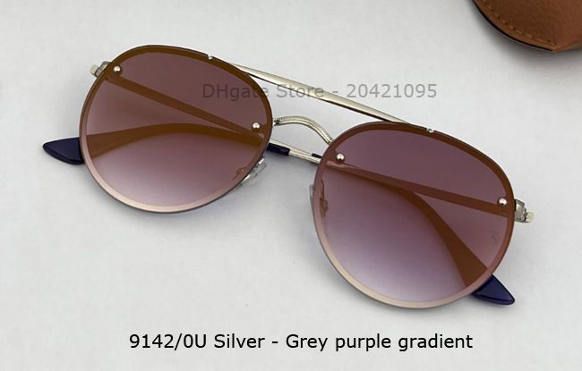 9142/0U Silver - Gray Purple Gradient