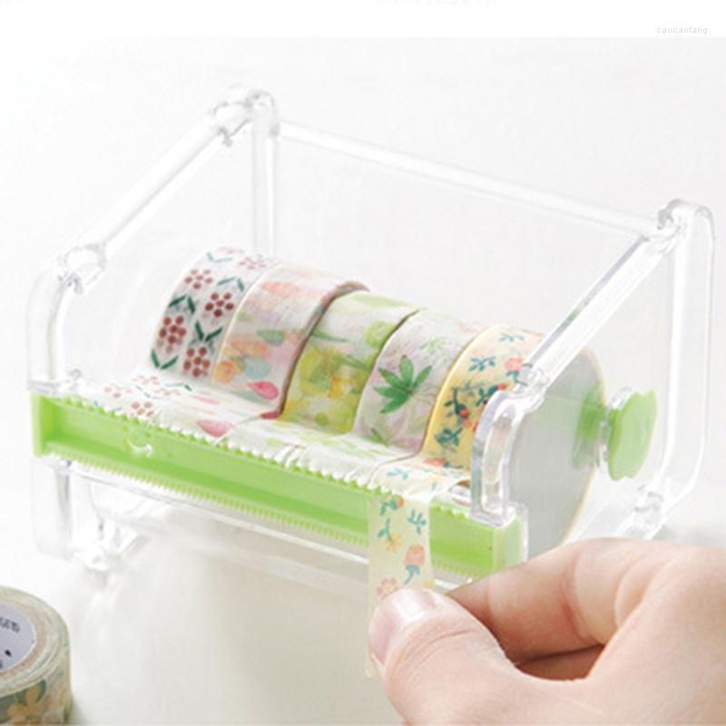 Washi Tape Dispenser Cutter Visible Desktop Multi Masking Tape