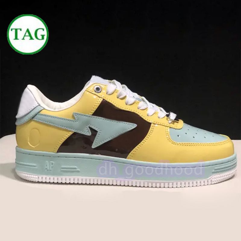 36 patent leather Yellow Brown Mint