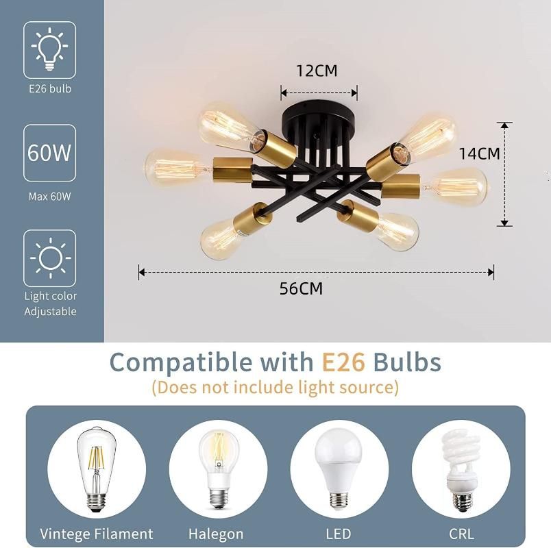 I - 6 teste senza lampadina