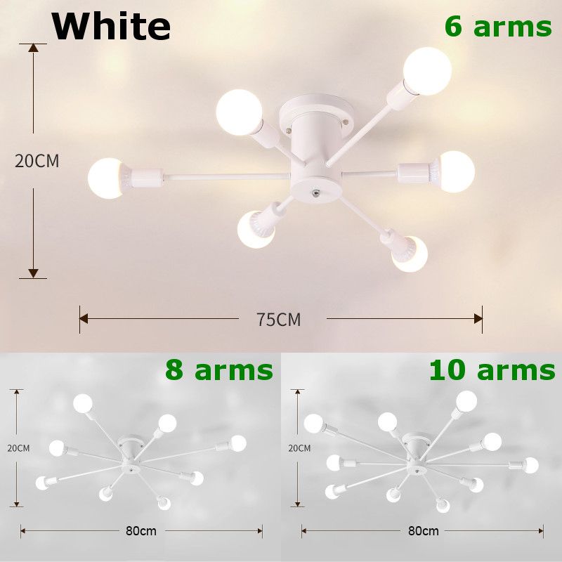 White China 6 Sockets