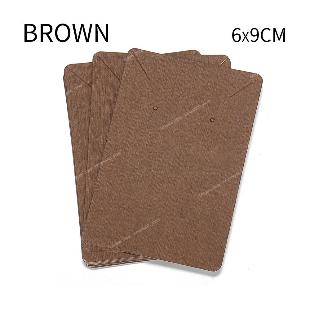 6x9cm Marron 50pcs