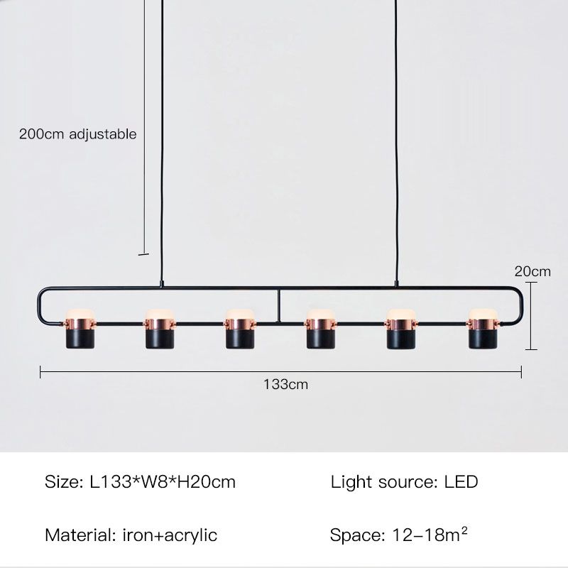 Siyah 133cm doğal ışık