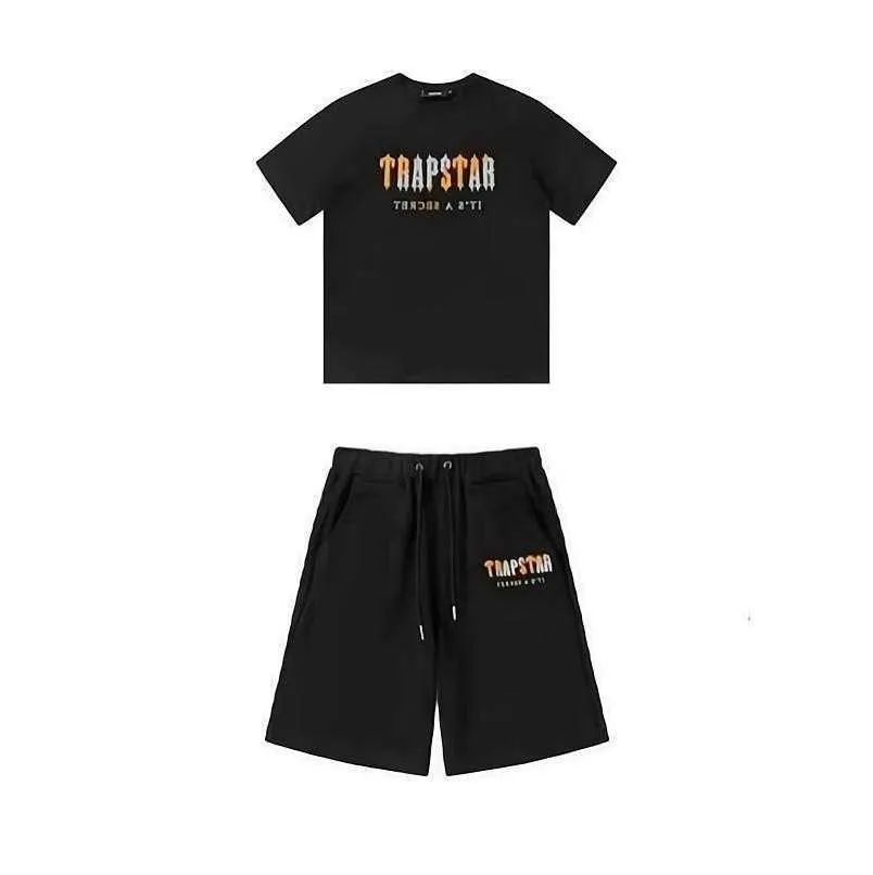 Conjunto De Camiseta Y Pantalones Cortos Para Hombre Trapstar Parejas