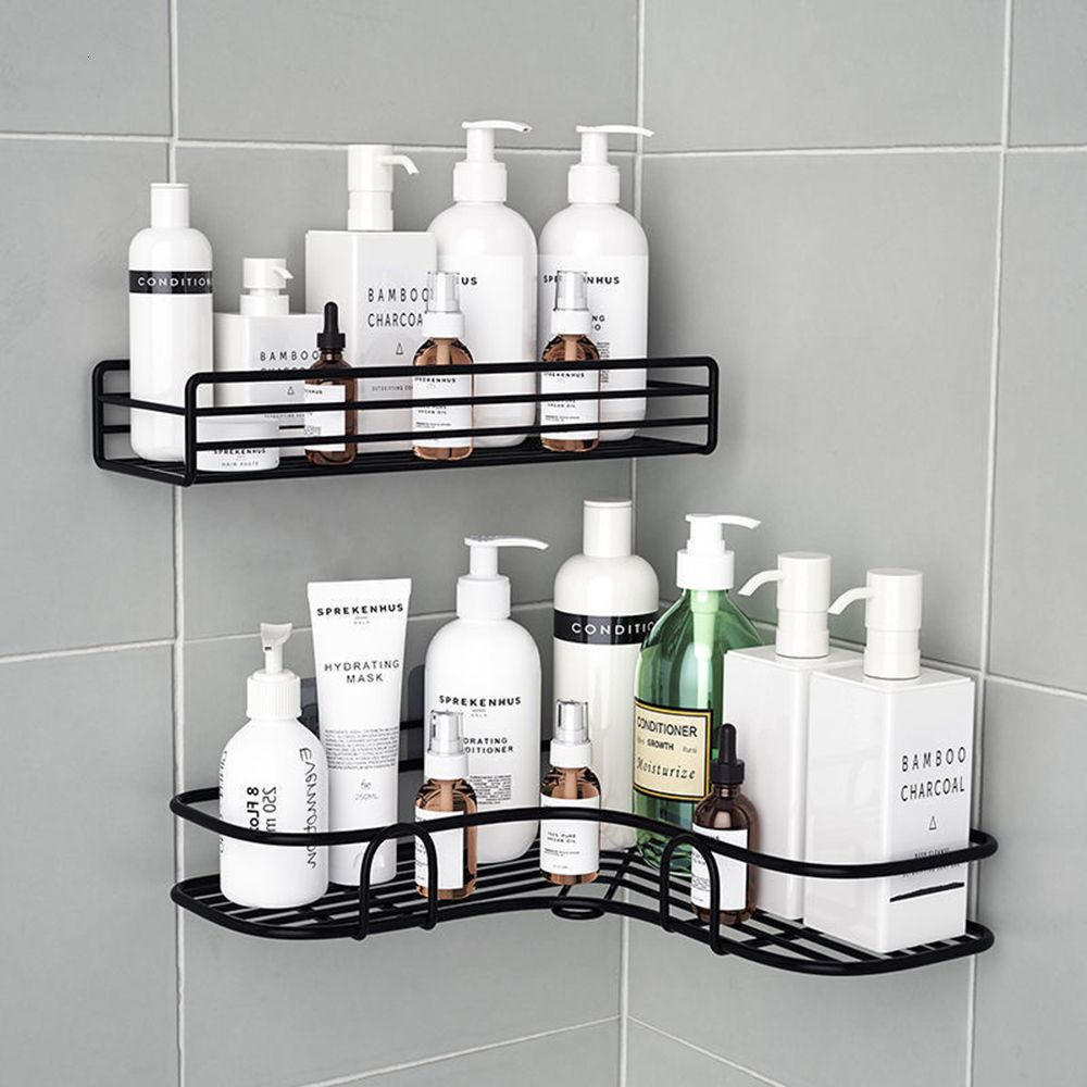 1pc Hanging Shower Caddy, Bathroom Shelves Over Shower Head, Bathroom  Organizer For Shampoo, Conditioner, Soap With Hooks, Bathroom Caddy  Organizer, S
