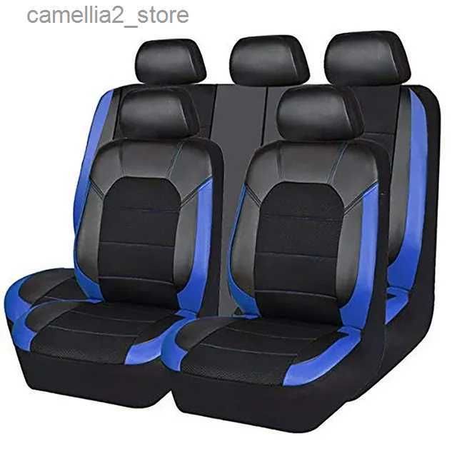 5 Sitze schwarz blau