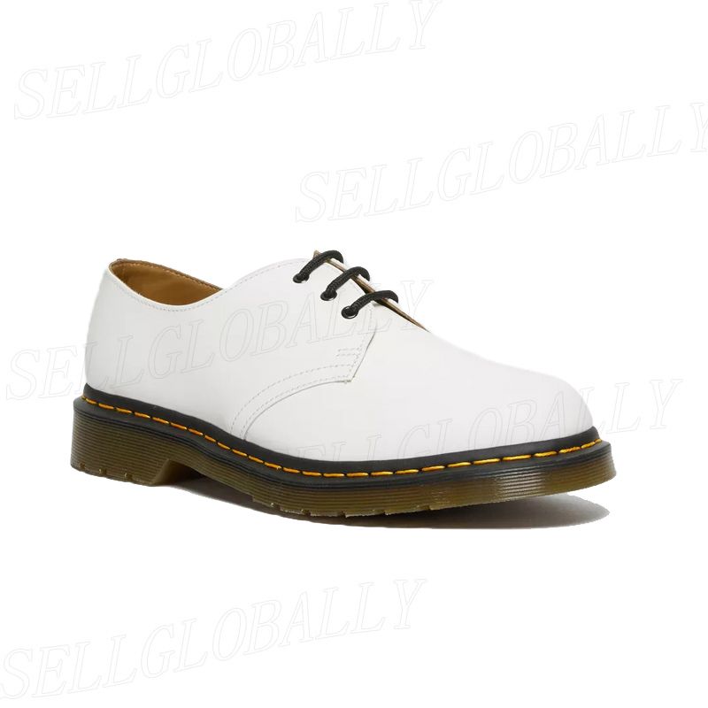 Basso 1461 Oxford Liscio Bianco 35-45