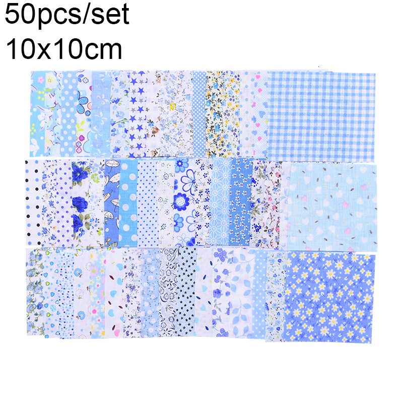 50pcs 10x10cm Blue-As Picture