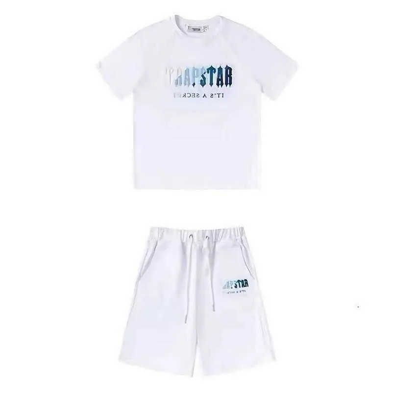 Conjunto De Camiseta Y Pantalones Cortos Para Hombre Trapstar Parejas