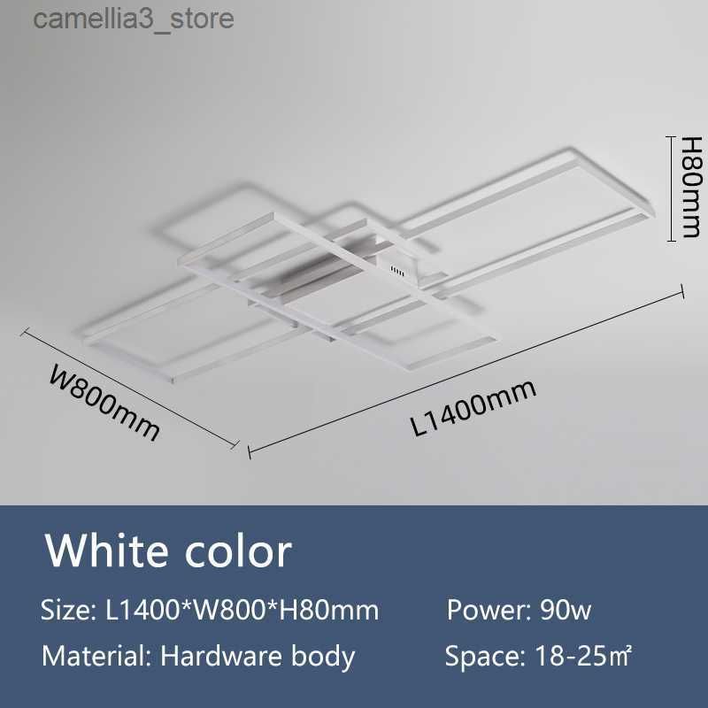 White L140xw80cm