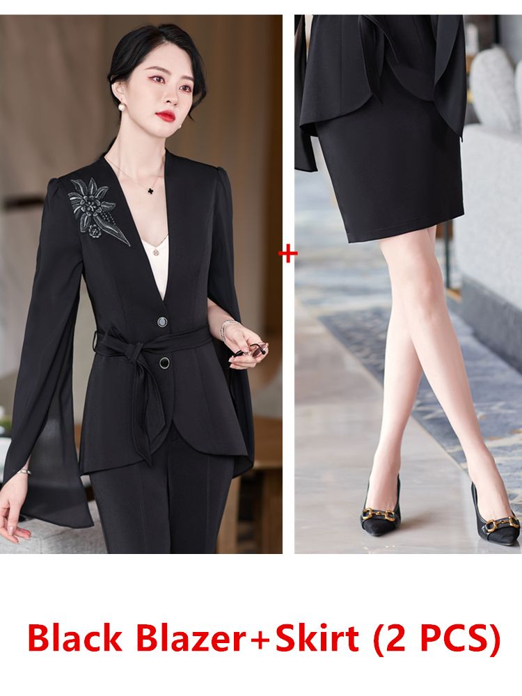 Black Skirt Suit