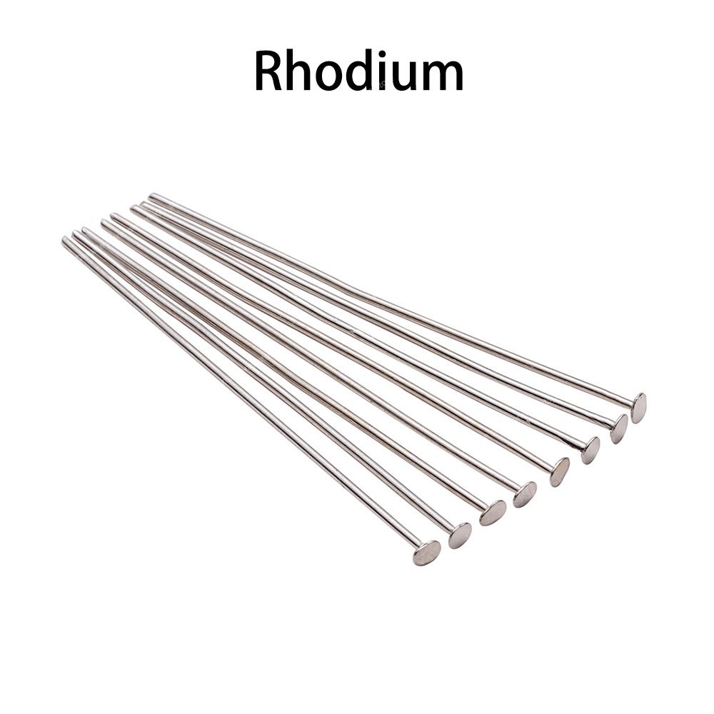 Rhodium 200 stücke x 25mm