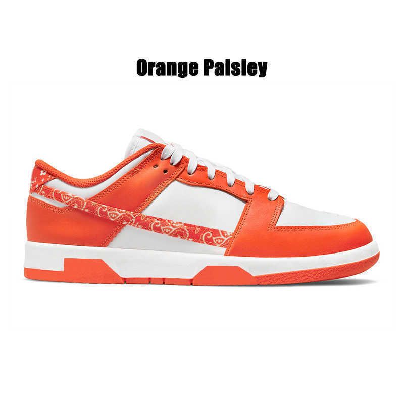 #17 Orange Paisley