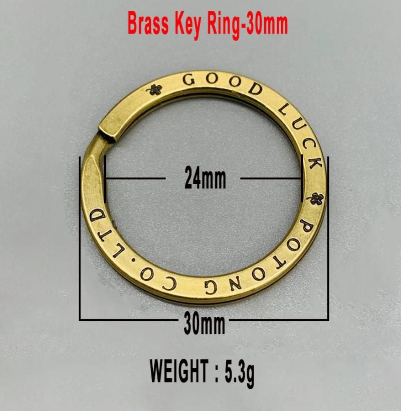 Brass-flat Luck-30mm