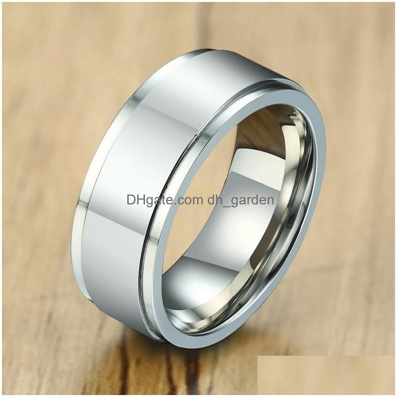 Argent brillant 8 mm