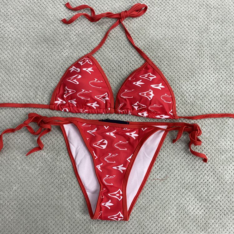 2023 Designer Swimsuit Women Vintage Thong Micro Cover Up Womens