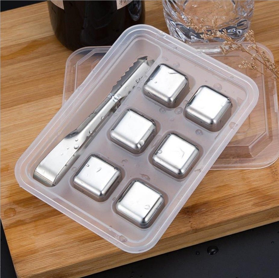 6PCS Square Stone + 1PC Clip