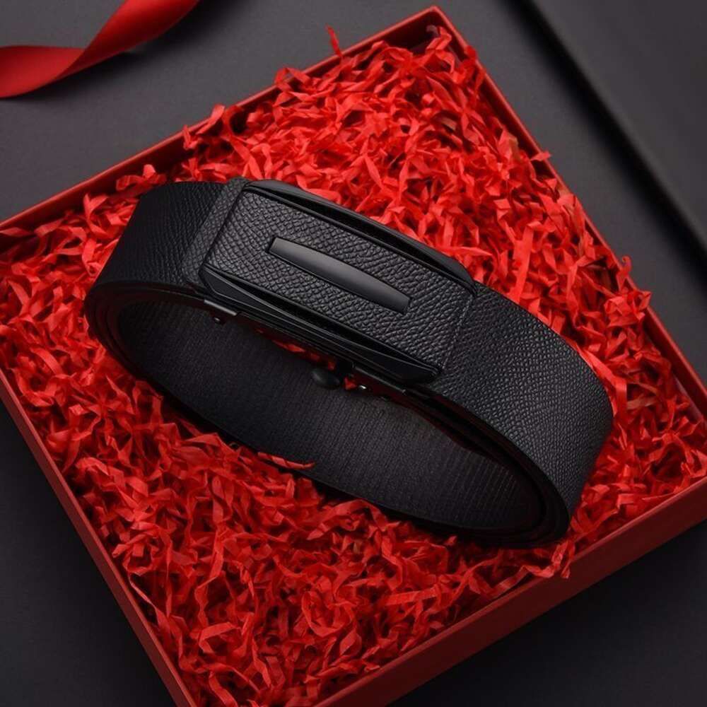 3,3 large [ceinture noire pour hommes noirs purs avec