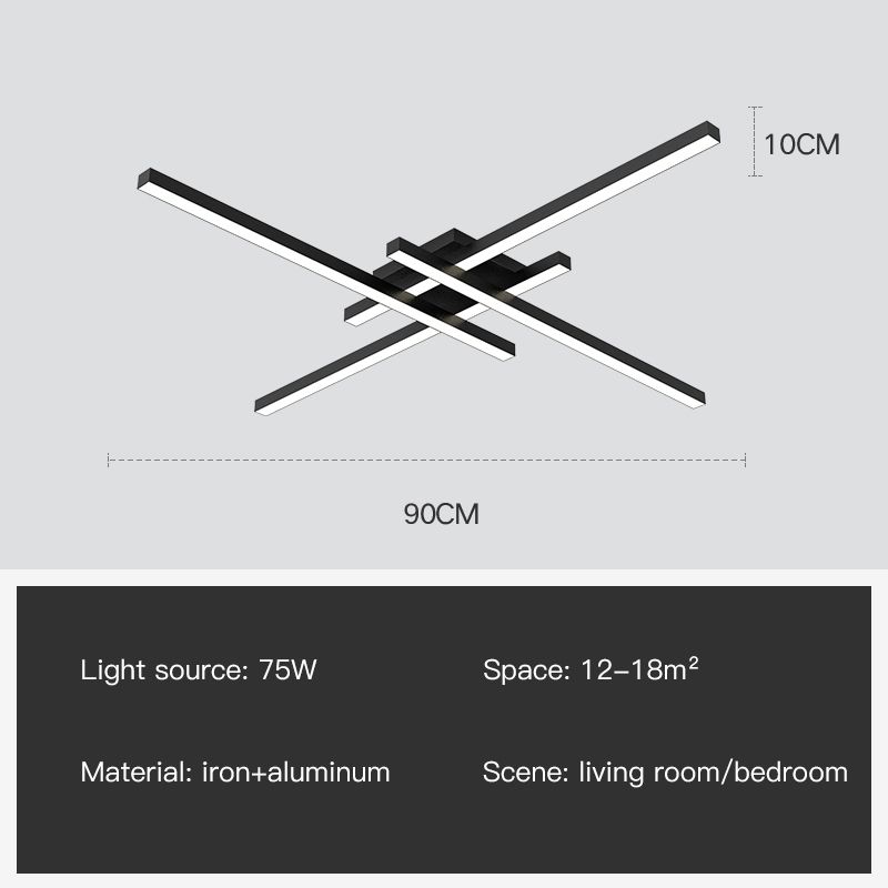 Black-90cm White Light