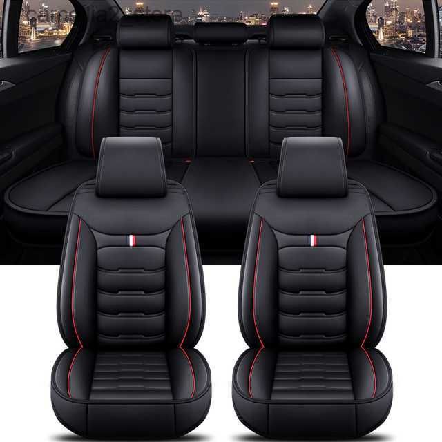 Black Red 5 Seat