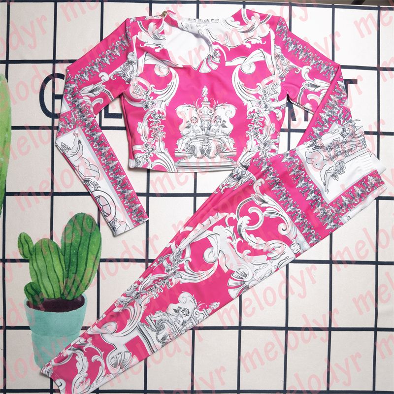 long sleeve set-pink