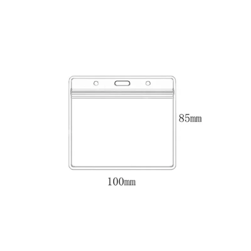 1 PC PVC IDホルダーa