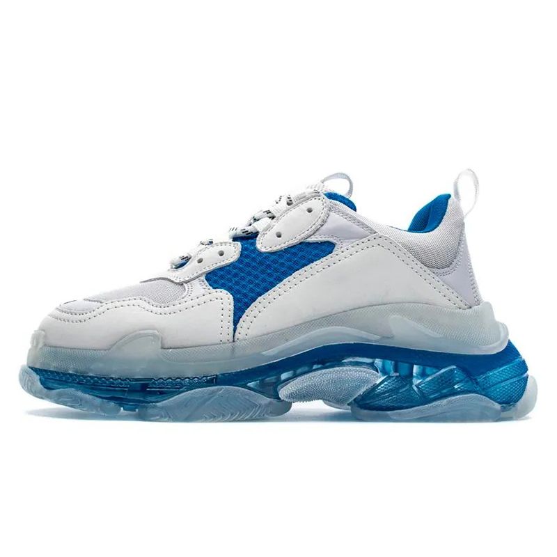 Balenciaga triple s azzurre sale