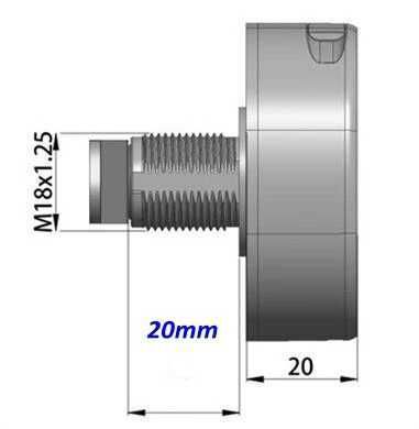 Lås kropp 20mm