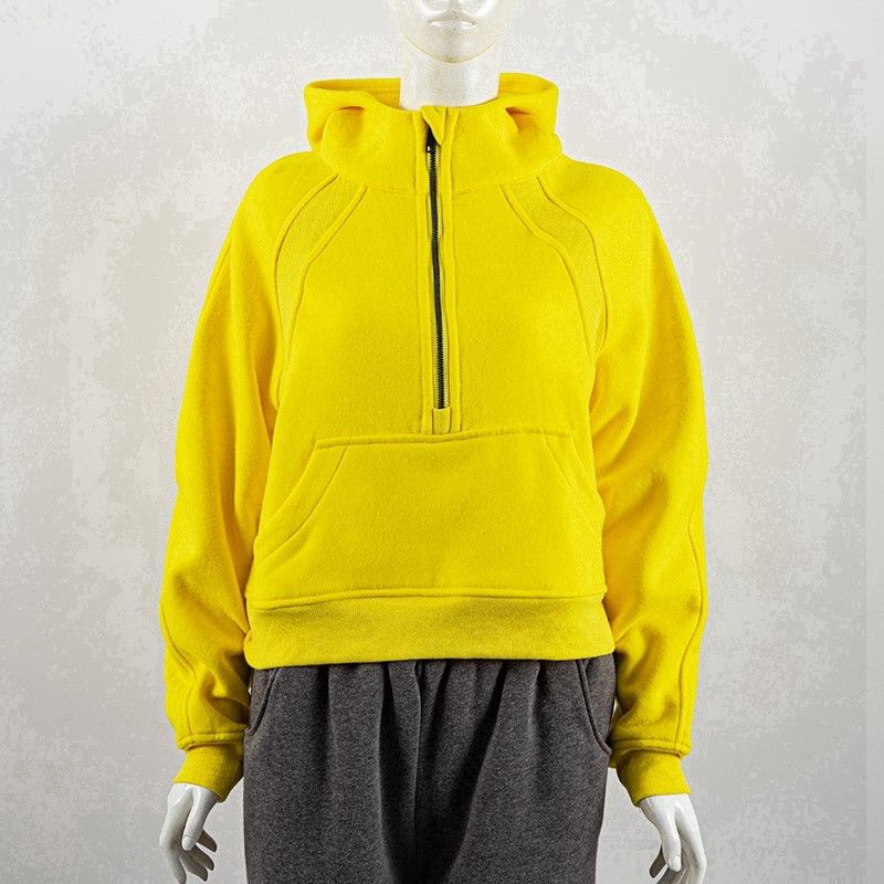 Half Zip Yellow